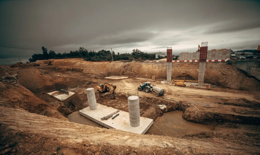 Obra de cimentación y excavación